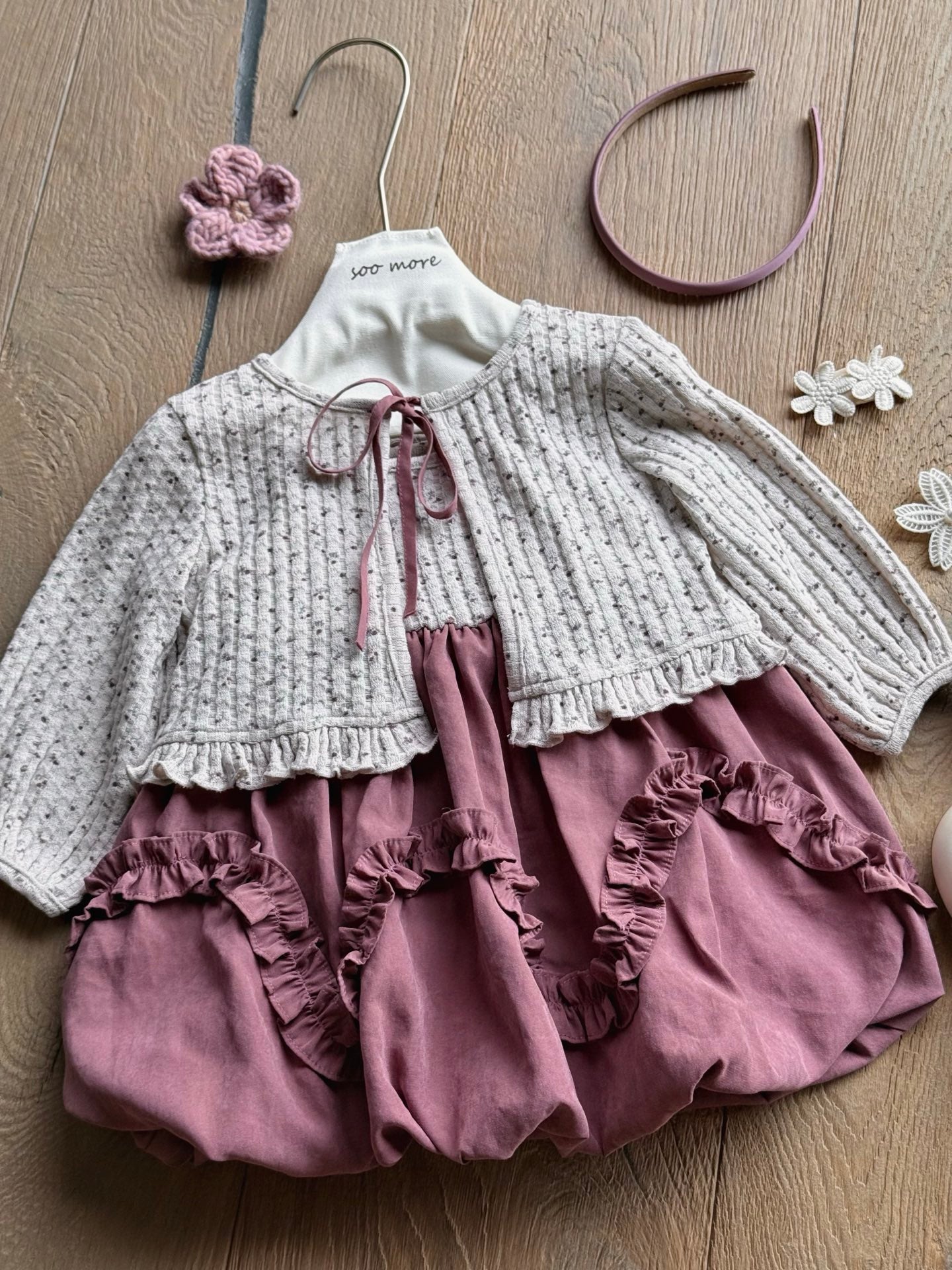 Rosalie Bloom Bubble Dress Set