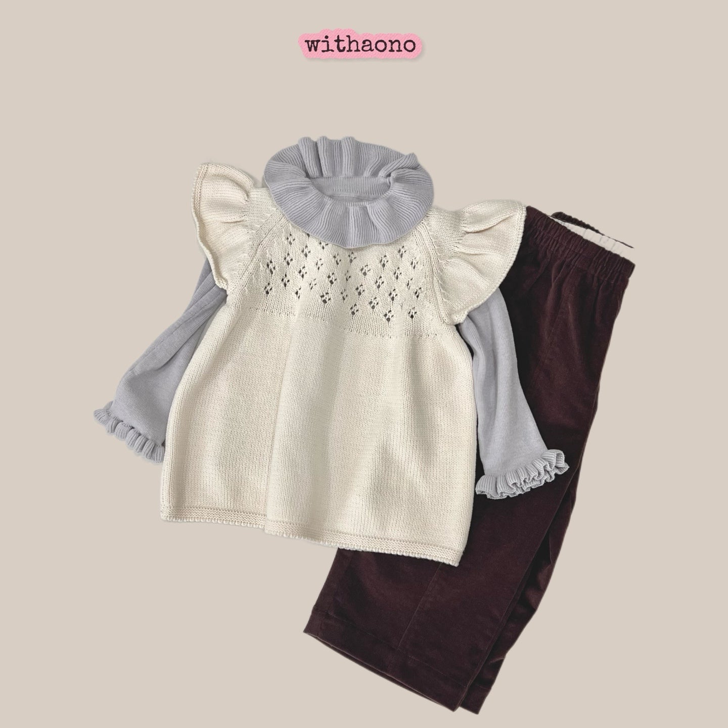 Ivory Angel Knit Dress