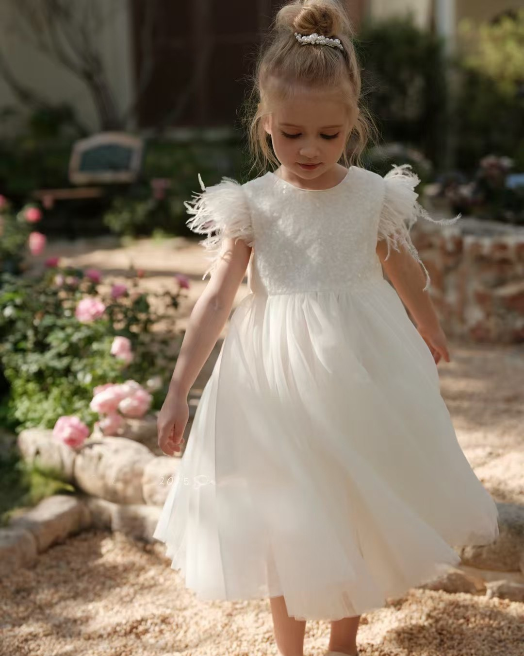 Ivory Feather Dream Dress Itsy Bitsy Children Clothing and Accessories Ivory Feather Dream Dress Itsy Bitsy Children Clothing and Accessories