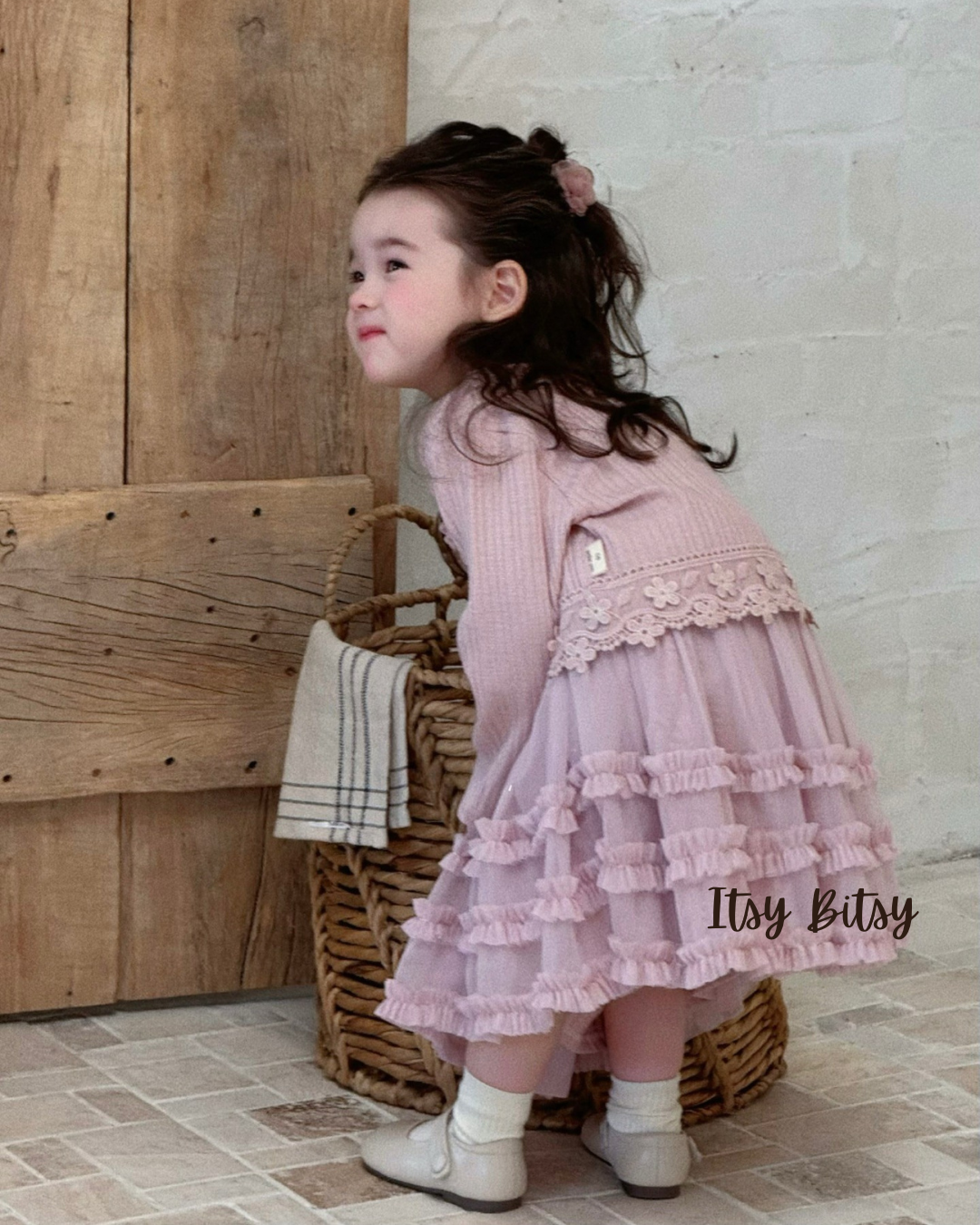 Rosy Lace Two-Piece Set