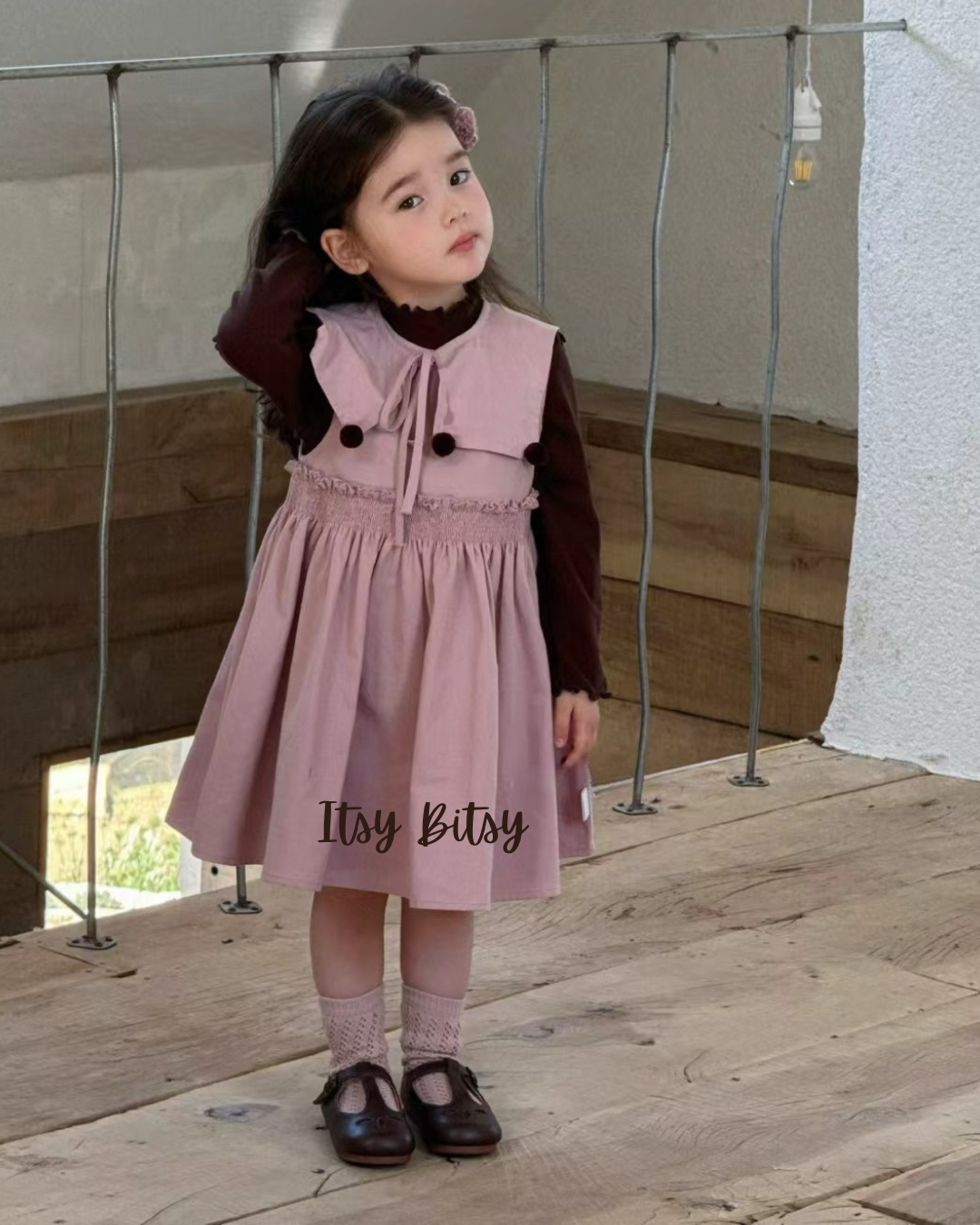Little Darling Mauve Dress
