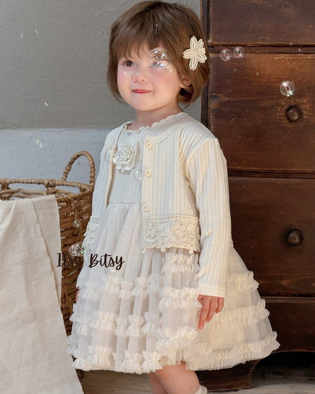 Ivory Lace Two-Piece Set