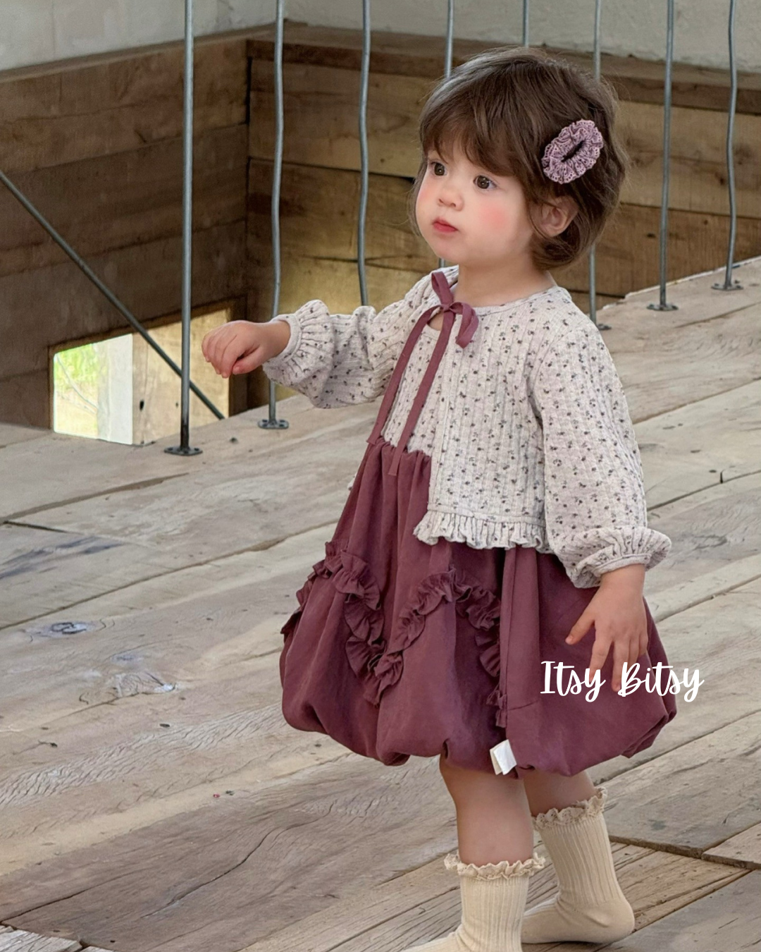 Rosalie Bloom Bubble Dress Set