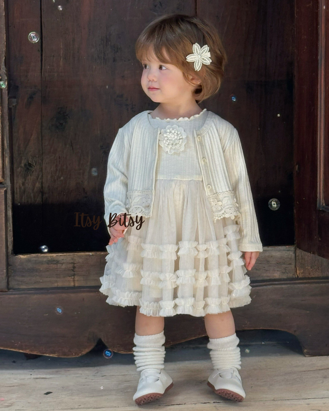 Ivory Lace Two-Piece Set
