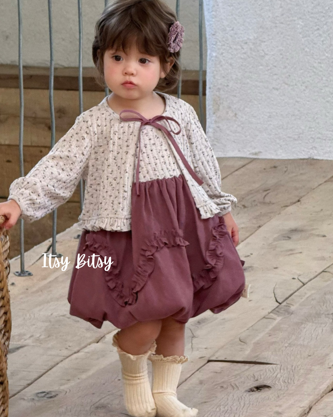 Rosalie Bloom Bubble Dress Set