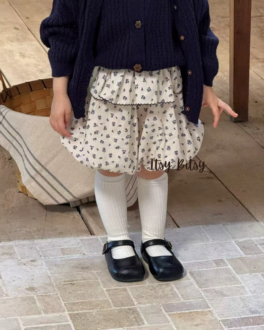 Floral Ruffle Layered Bloomer