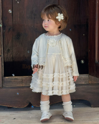 Ivory Lace Two-Piece Set