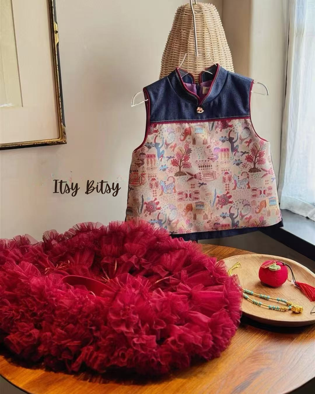 Fu Gui Hua Kai (富贵花开）Two Piece Set