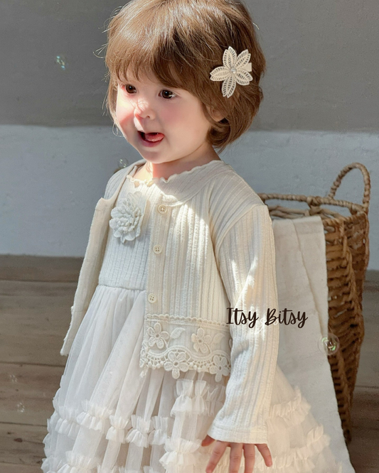 Ivory Lace Two-Piece Set