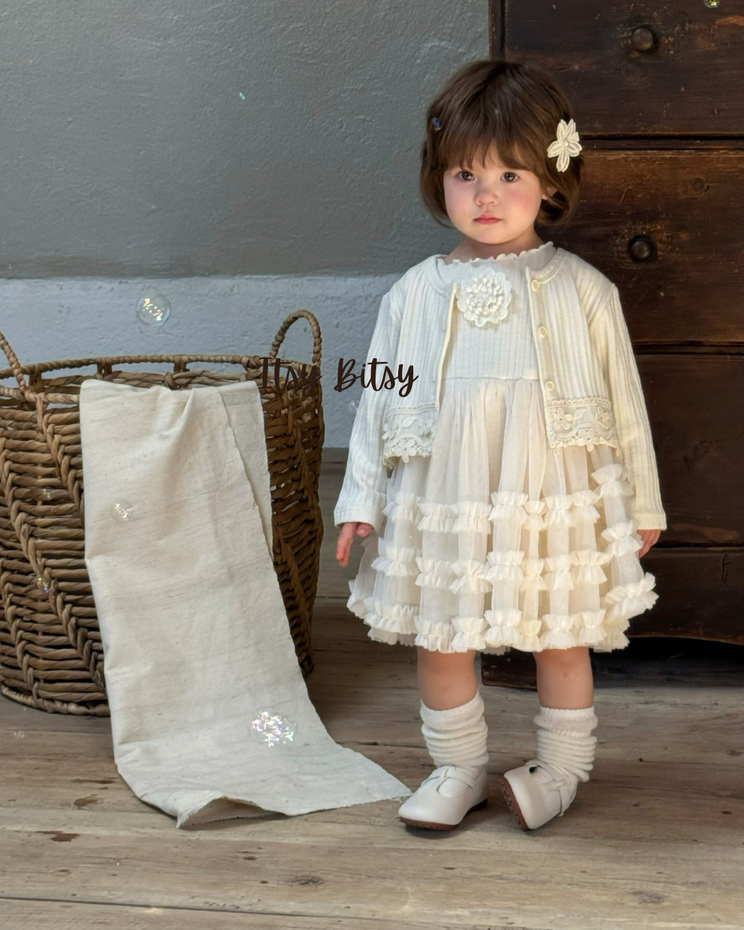 Ivory Lace Two-Piece Set