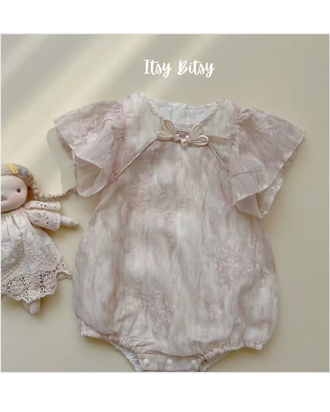 Floral Oriental Onesie