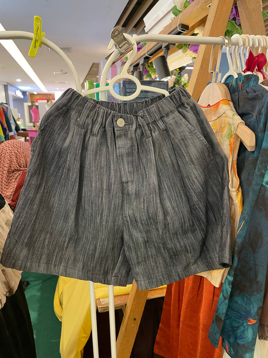 Dark Grey Dyed Print Pant