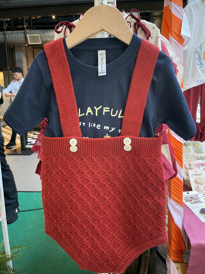 Yiliyuli Christmas Edition Tee in Blue