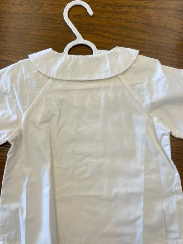 Asymmetrical Peter Pan Collar Blouse