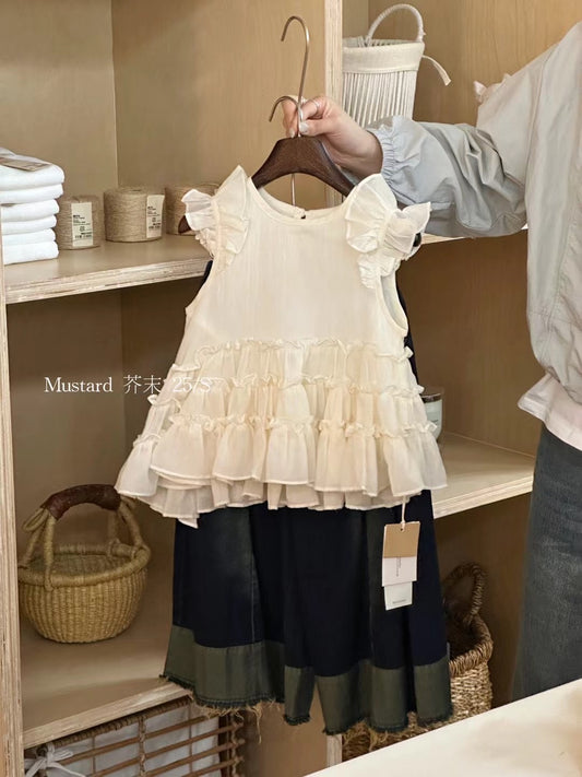 Little Clouds Ruffle Top