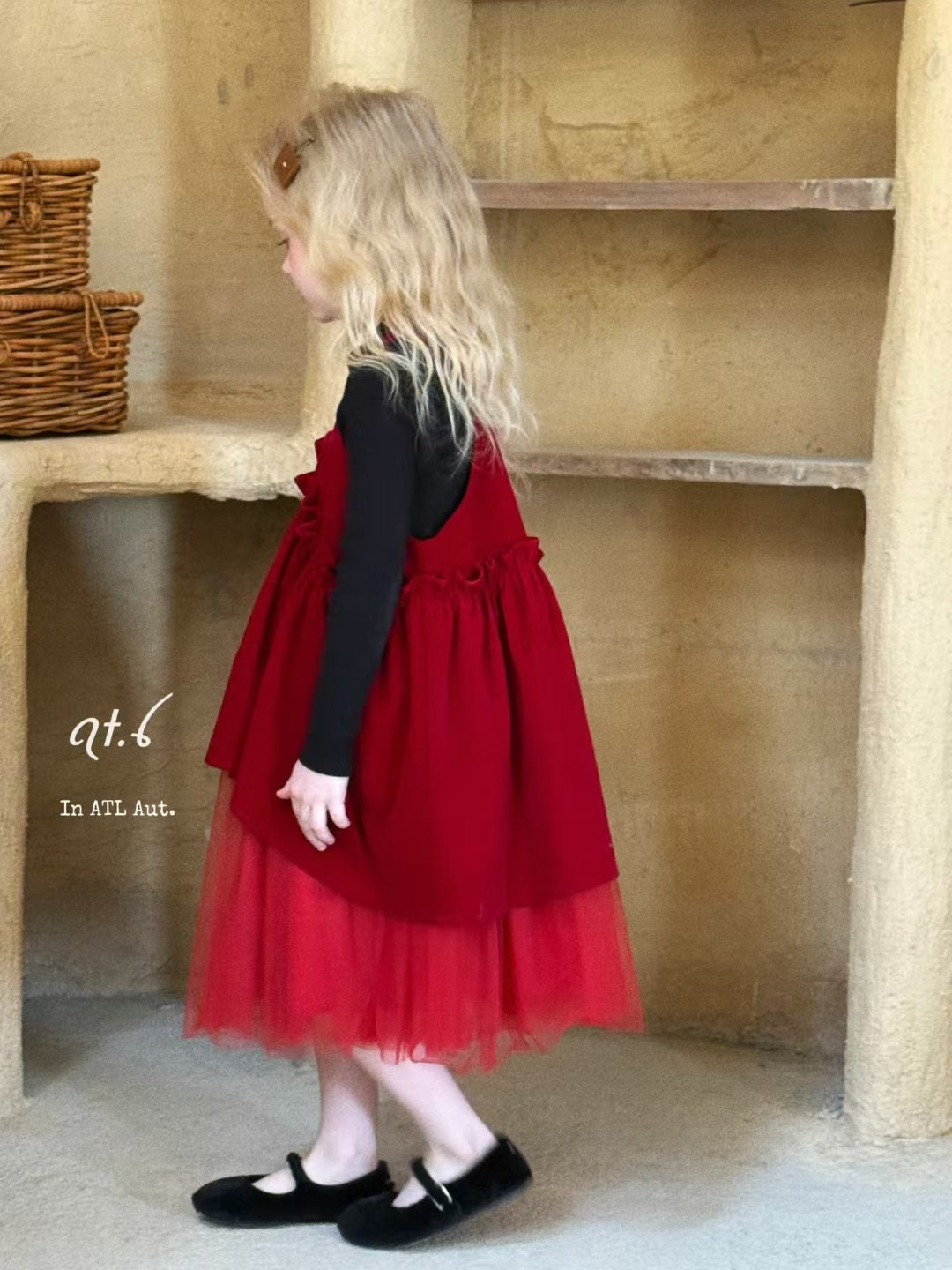Little Lady in Red Dress