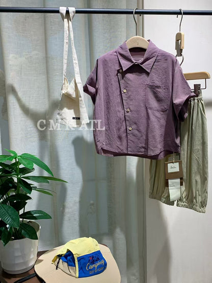 Relaxed Fit Ankle Pants